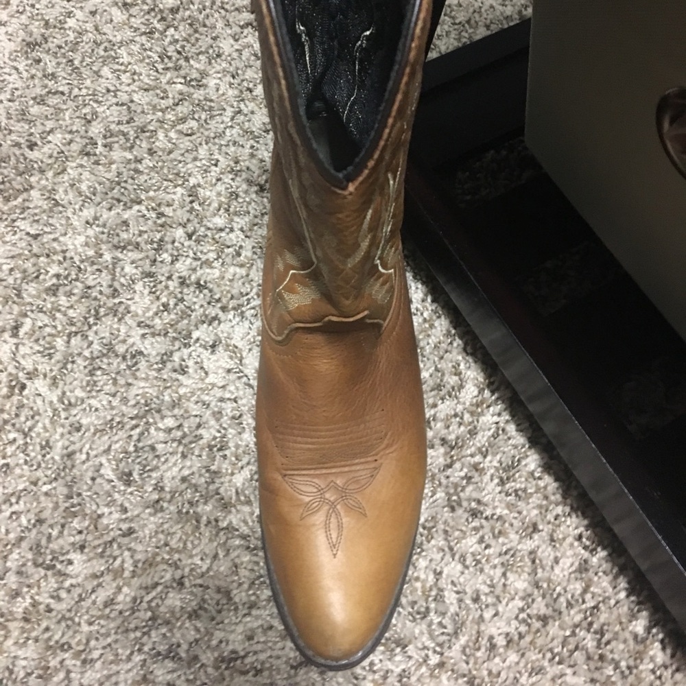 Laredo Womens Brown Leather Western Boots Size 8